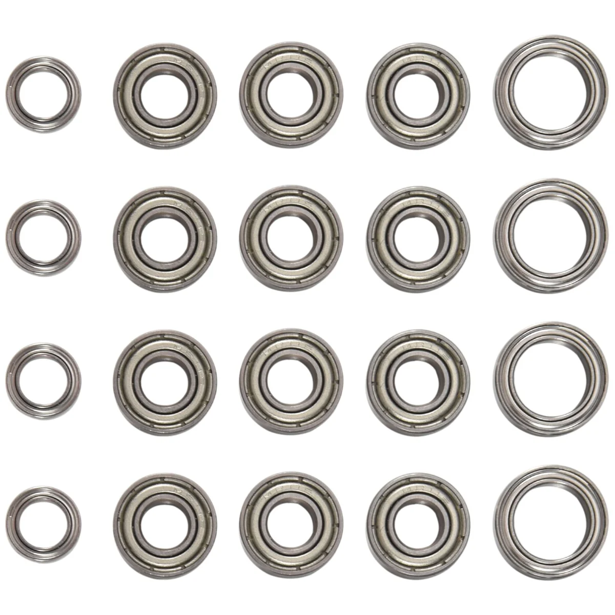 20pcs kugellager kit für tamiya tt01 TT-01 tt01d tt01e tt01r df02 1/10 rc auto aufrüstung teile