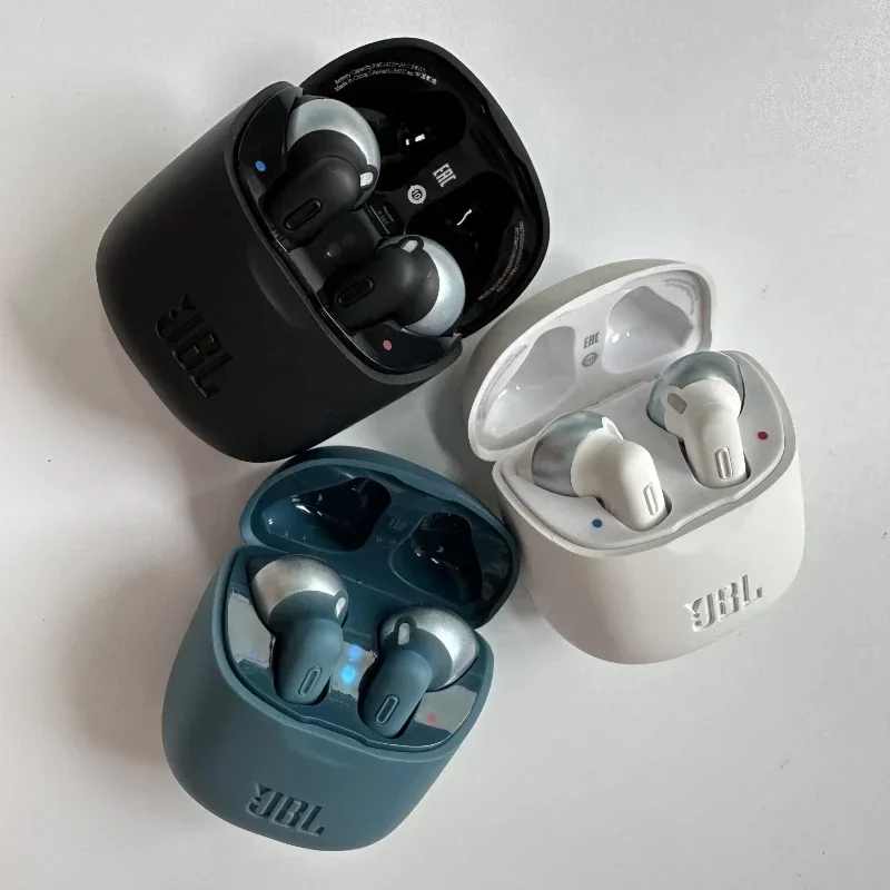 100% Original JBL Tune 220TWS auriculares Bluetooth auriculares inalámbricos con micrófono estéreo JBL T220 TWS auriculares deportivos con cubierta gratis