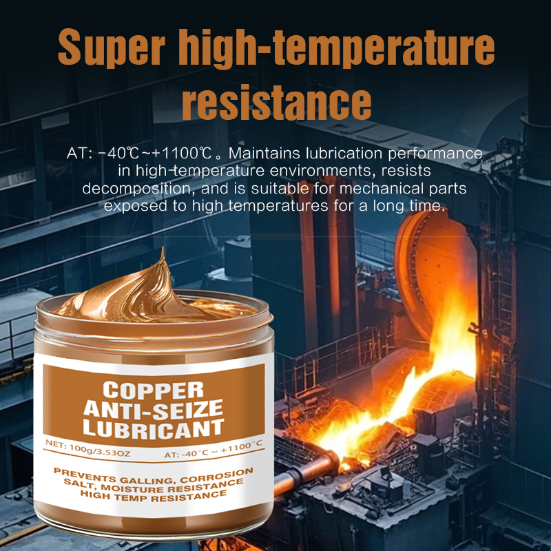 Miedziany smar przeciwzamgławiaczowy, smar przeciwzamgławiaczowy wysokotemperaturowy i pasta montażowa, środek ochronny i odmładzający do śrub.