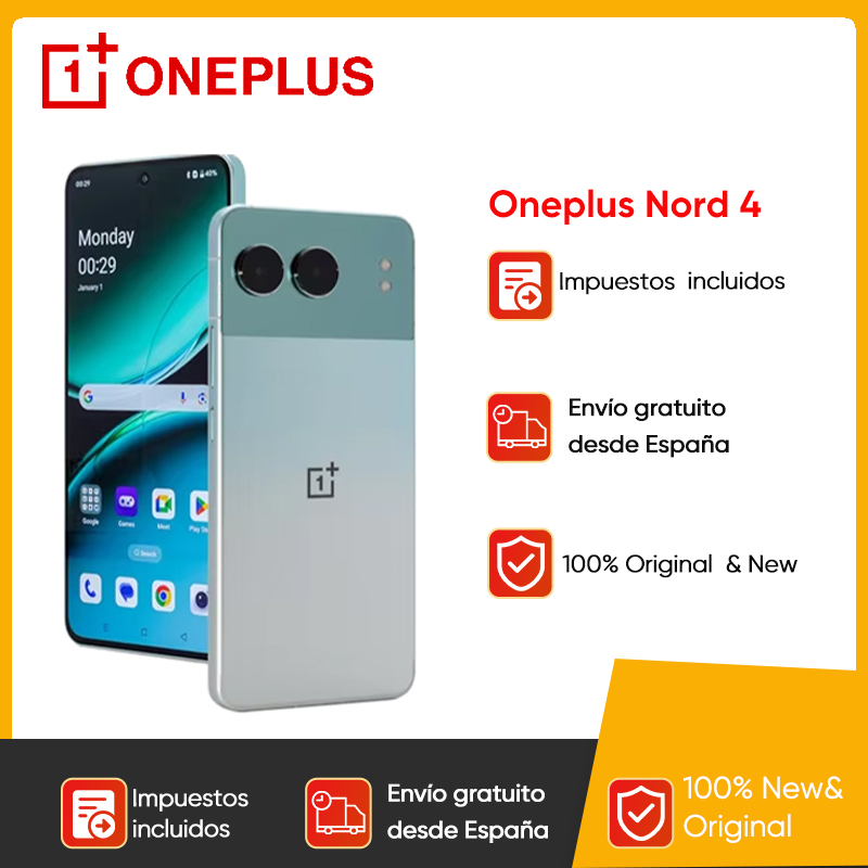 5g oneplus nord 4 smartphone 100w carregamento rápido snapdragon 7 gen 3 6.74 ''120hz display oled 50mp câmera nfc versão global