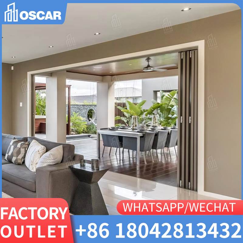 Portas de entrada dupla de vidro de alumínio exterior comercial sofisticadas