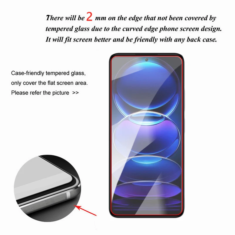 Vidrio Gule completo 6 en 1 para Xiaomi Redmi Note 14, vidrio templado Redmi Note 14, Protector de pantalla, película de lente de cámara Redmi Note 14