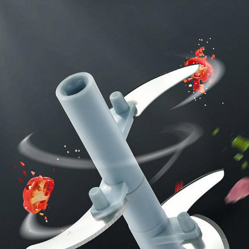 500/900ML Hand Chopper Manual Ginger Grinder Garlic Mud Splasher  Rotate Press Crusher Vegetable Onion Cutter Kitchen Tool