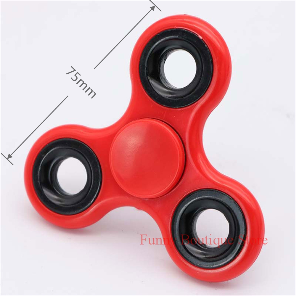 Đỏ Tay Spinner ABS Fidget Spinner Tự Kỷ ADHD Chống Căng Thẳng Sáng Tạo Trí-Con Quay Cao Cấp Người Lớn Trẻ Em Ngộ Nghĩnh đồ Chơi Quà Tặng