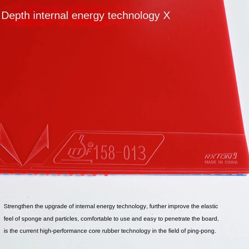 LOKI-Thunder God 特別卓球ラバーカバー、粘着リバース接着剤、Ruilong 9、接着剤充填なし、周瑜