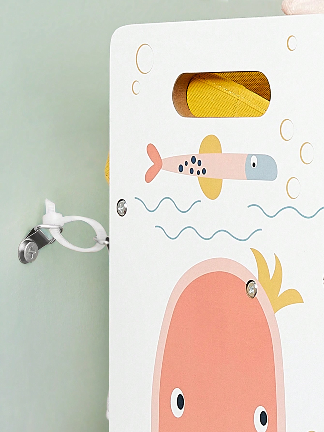 SONGMICS Scaffale per giocattoli con 12 contenitori in tessuto, organizer per libri per bambini, contenitore per sala giochi, multiuso, bianco