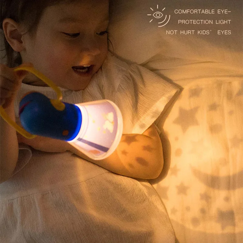 Projetor de história infantil multifuncional, bebê, educação precoce, quebra-cabeça, máquina de história, lâmpada de dormir, lanterna, brinquedos luminosos