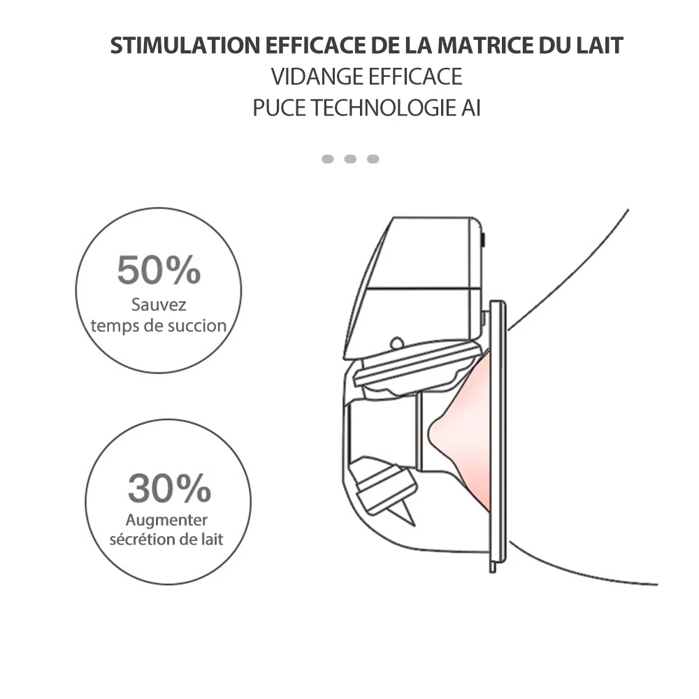 XIMYRA S9 tire-lait électrique silencieux tire-lait Portable sans fil tire-lait extracteur de lait