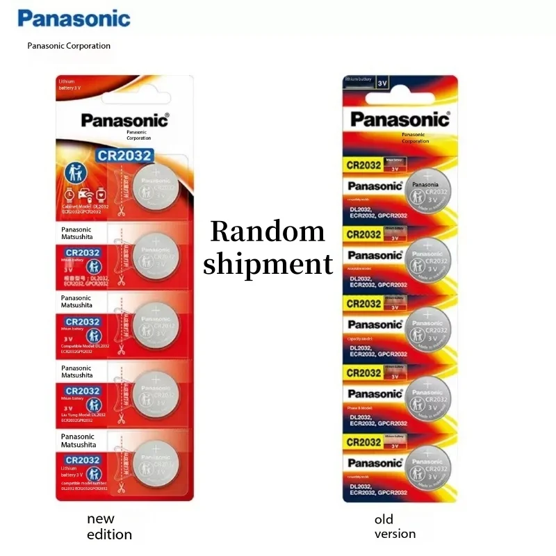 2-10pcs Original PANASONIC CR2032 CR 2032 3V Lithium Battery For Watch Calculator Clock Remote Control Toys Button Coins Cell
