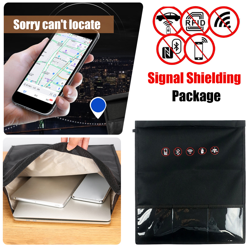 Сумка-блокиратор для ноутбука Faraday, защитный чехол для ноутбука с радиочастотным сигналом и защитой от кражи, 35*45 см