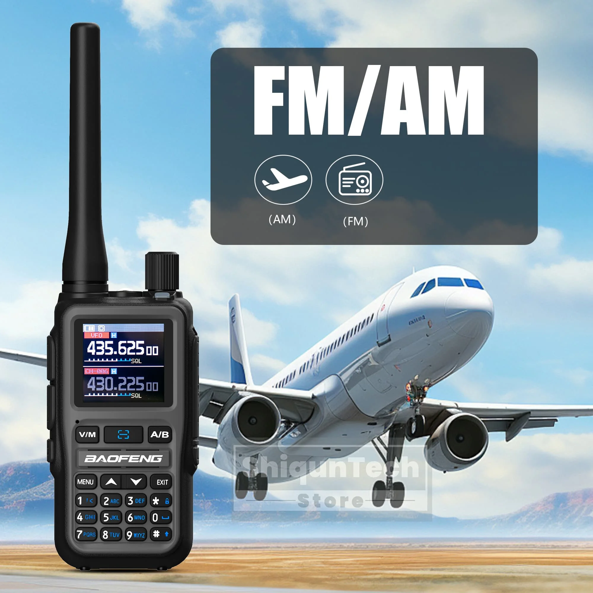 Baofeng UV 5R Mini Walkie Talkie reloj Dual PTT Bluetooth programación tipo C Jack cuatro colores Camping Ham Radio actualización 5R
