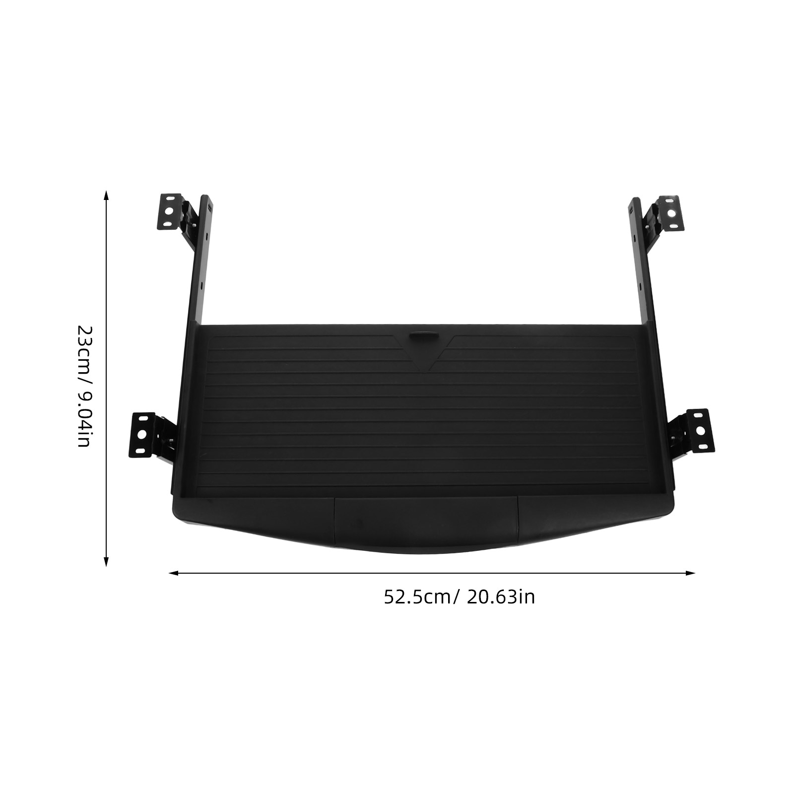 Plateau de support de clavier réglable sous le plateau de clavier de bureau plateau de Type tiroir support de clavier d'ordinateur plateau de rangement de clavier de bureau