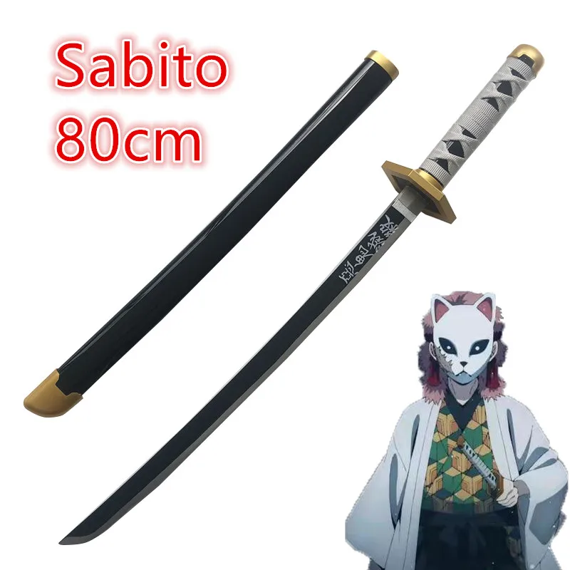 1:1 Kimetsu Không Yaiba Thanh Kiếm Vũ Khí Demon Slayer Rengoku Kyoujurou B Cosplay Thanh Kiếm Anime Ninja Dao Gỗ Đồ Chơi 80Cm