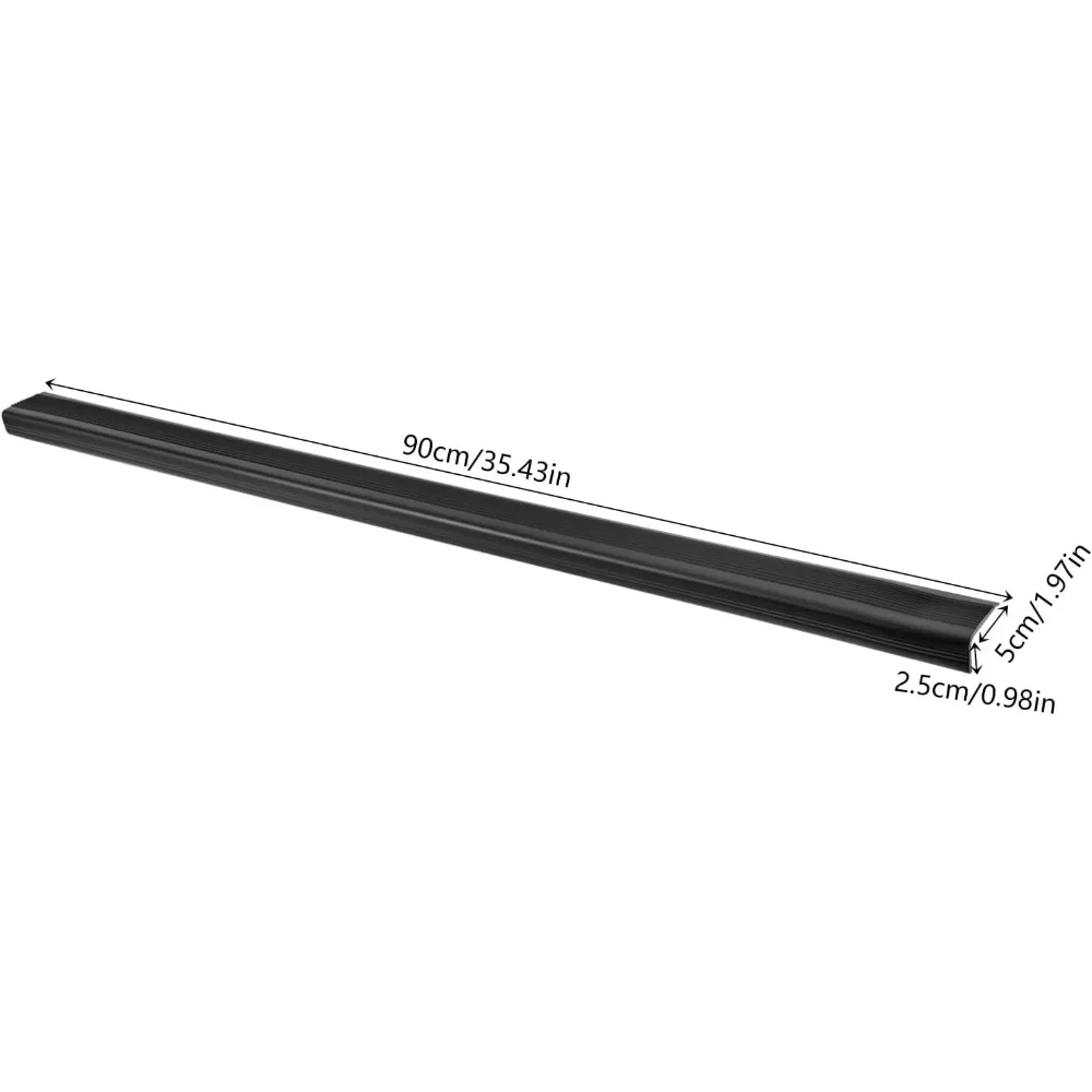 15 Pcs Stair Edging Protector Anti-Slip Edge Nosing Tread Strip PVC Self Adhesive Stair Step Edge Reducing Collisions