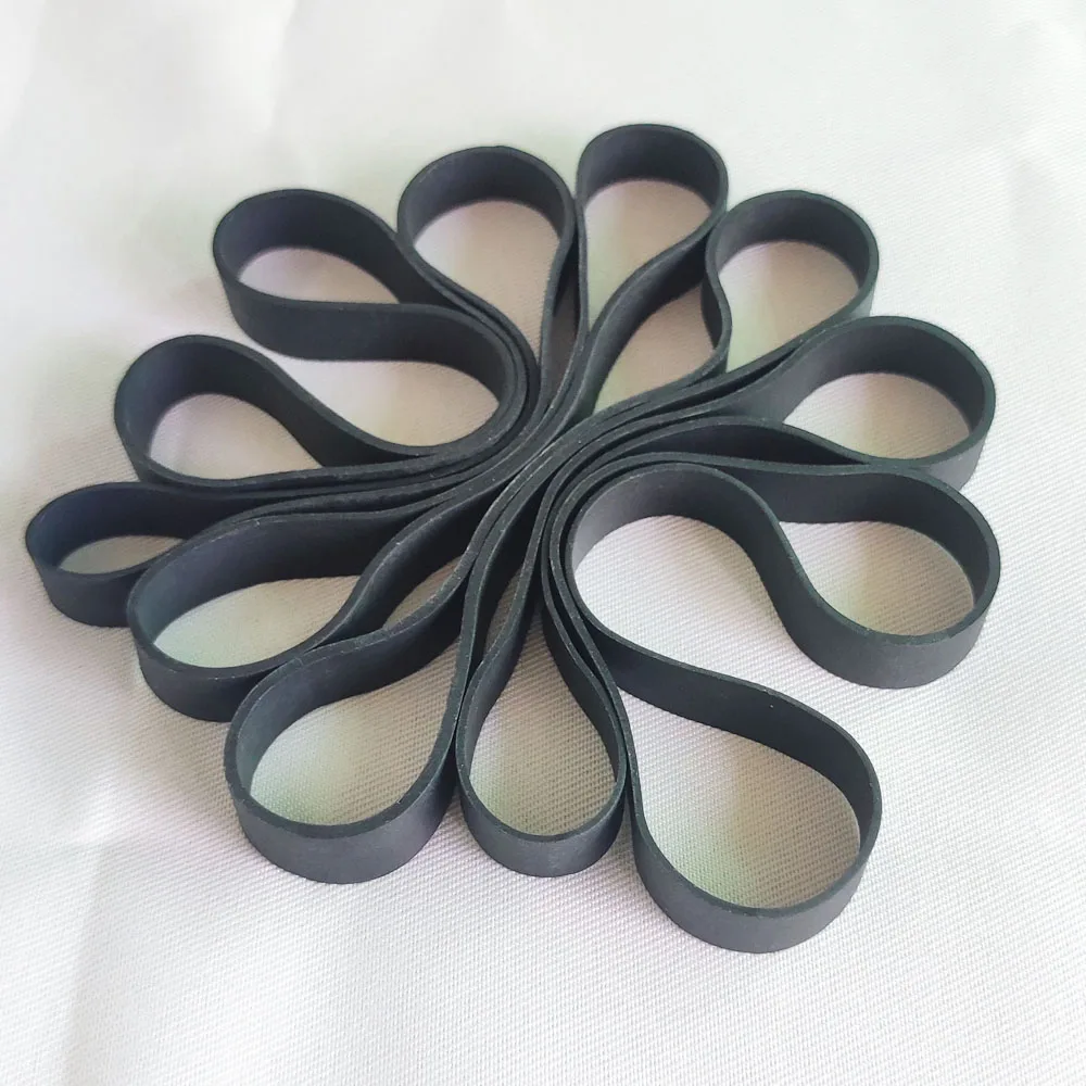 20 pezzi di elastici neri 14,5 cm/5,7 pollici anello di gomma elastica estensibile di grandi dimensioni per forniture di pacchetti di cancelleria per ufficio