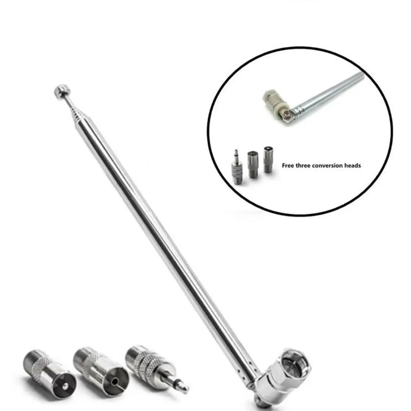 Teleskop DAB FM Radio Antenne Adapter HiFi AV Empfänger Mini System Antenne Antenne Länge F-männlich Stecker Radio Zubehör