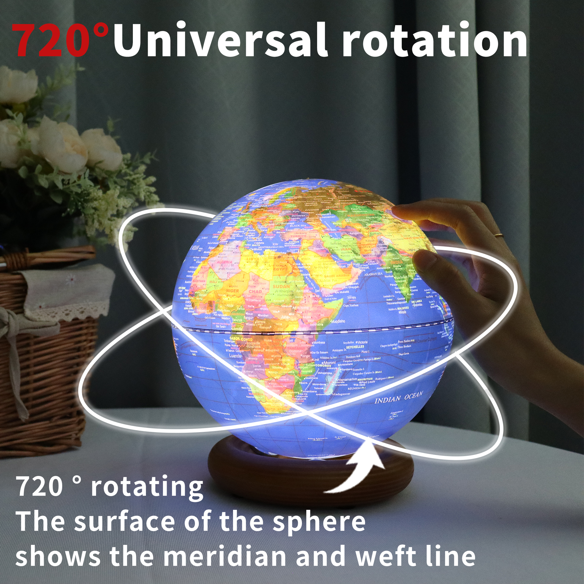 Smart Educational Globe for Kids Interactive AR Toy Ideal for Preschool Learning Birthday Gift for Boys and Girls STEM Toys