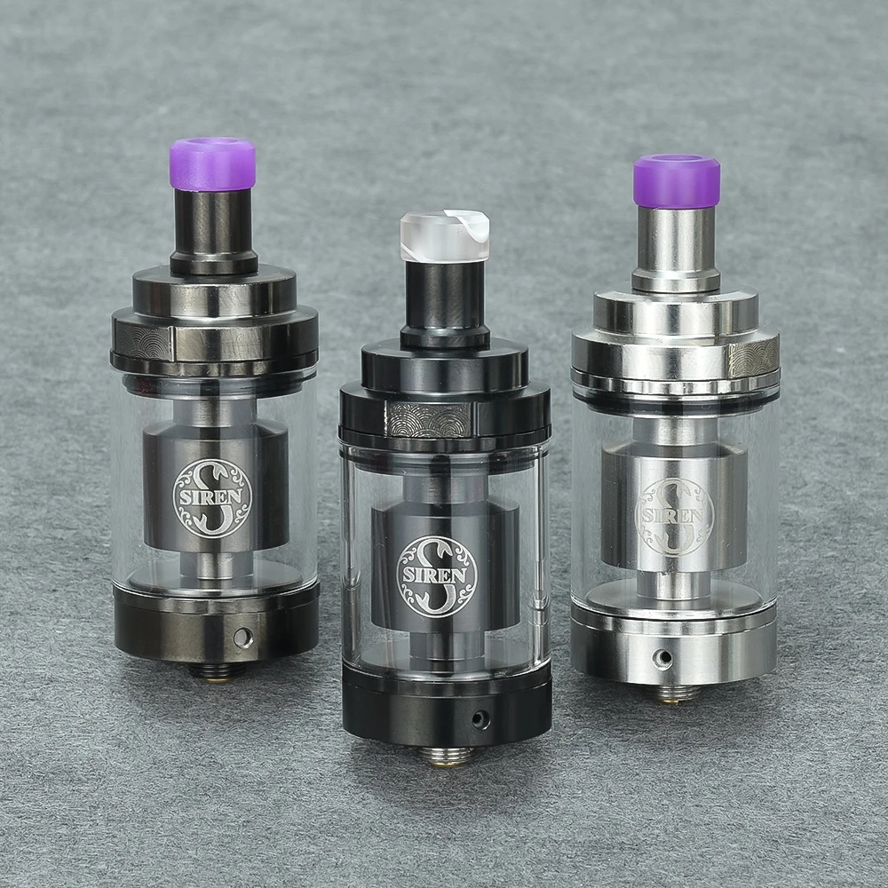 Siren-tanque reconstruible V2 GTA MTL RTA, bobinas individuales, atomizador de tanque RTA de flujo de aire de 22mm/24mm, 2ml/4,5 ml, rta vs kayfun x rta