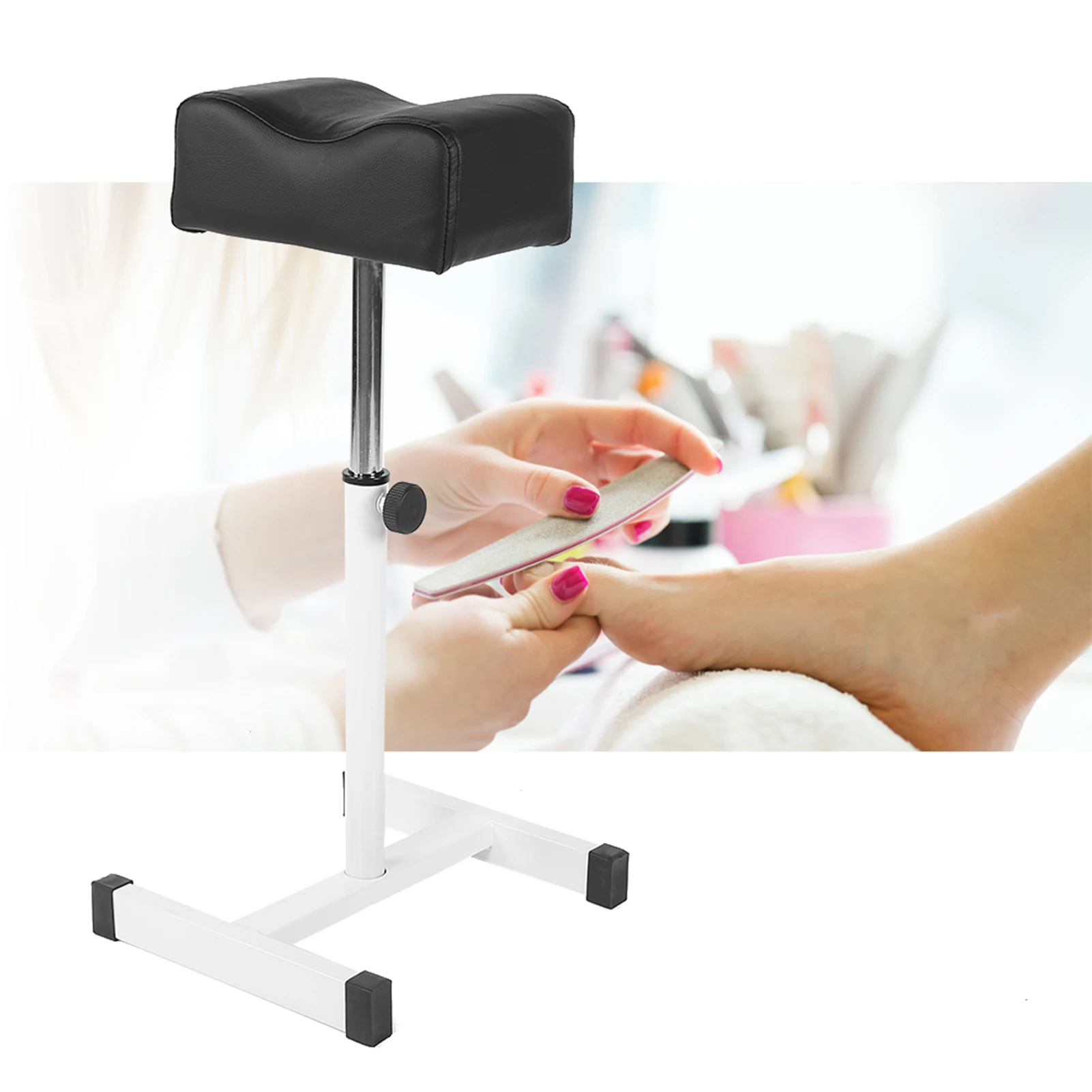 Maniküre Fußstütze Einstellbare Pediküre Nagel Fußstütze Maniküre Fußstütze Schreibtisch Salon Spa Ausrüstung Nagel Fußstütze Pediküre Fußstütze