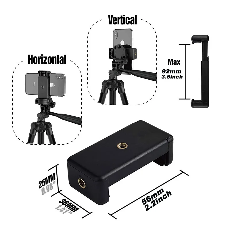 Portable Cellphone Tripod Stand for Selfie Mobile Phone Holder Tripie 3120 Smartphone Tripod with Flexible Legs Picture Taking
