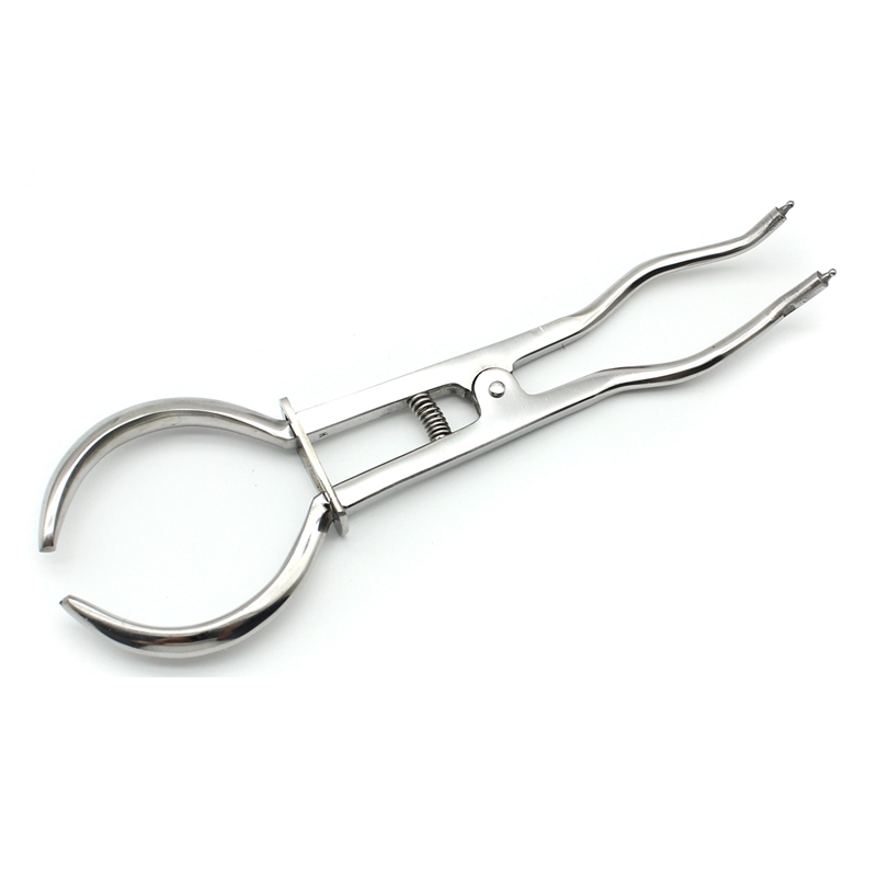 1 Set Dentistry Dam Hole Puncher Set With Leather Bag Pliers For Dentist Perforator Rubber Orthodontic Dental Tools Dam Clip