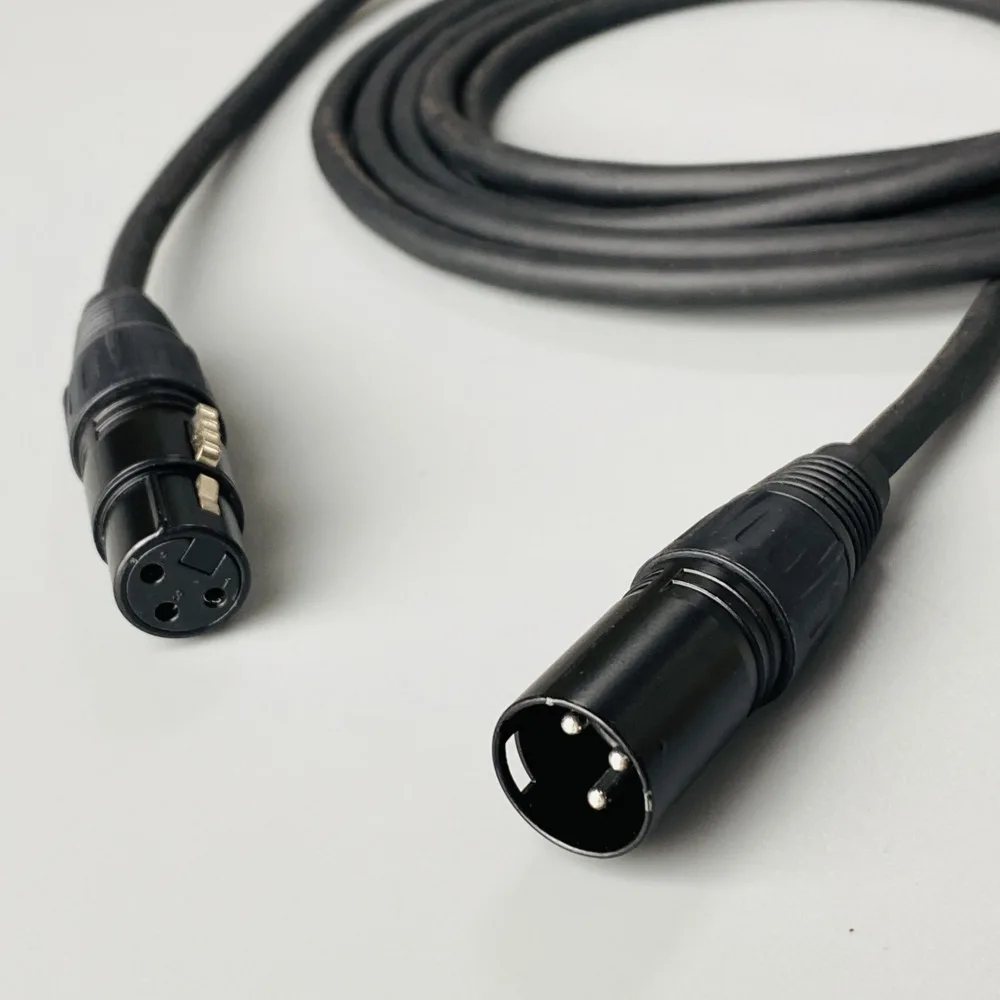 3M 2M 1M DMX-кабель сценического освещения DJ Audio Dmx512 Кабель 3-контактный разъем XLR Фольга Щит Линия Консоль управления Сигнальный провод передачи сигнала