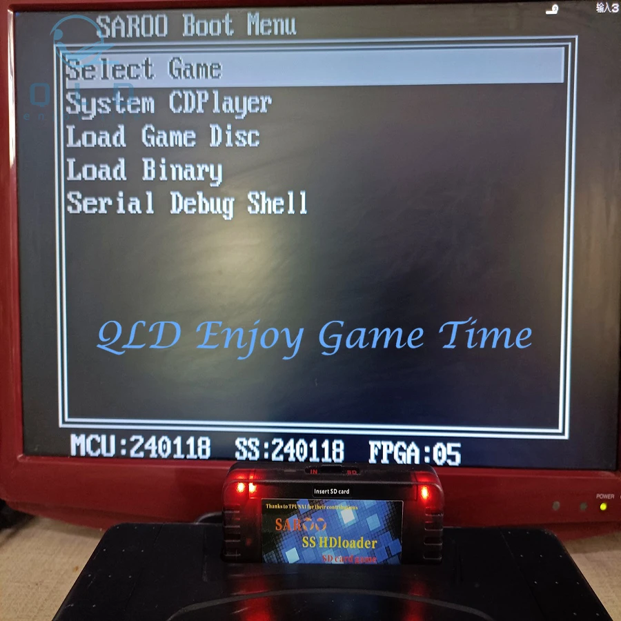 Новая версия 0,7 SAROO HDLoader-картриджа FastReading Game Reader, поддержка менографической карты SD TF, Plug & Play для консоли SS Saturn