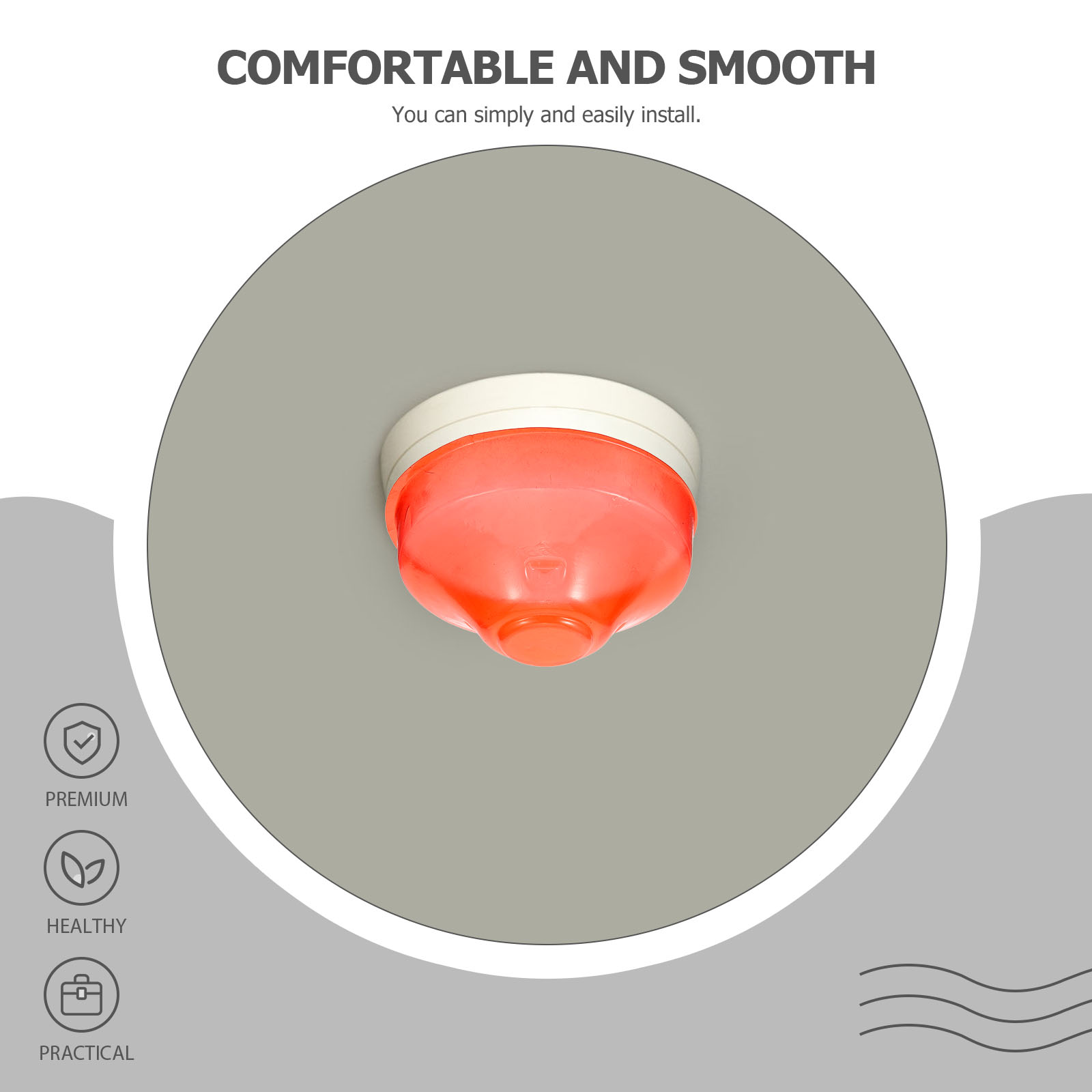 Capa contra poeira/capas plásticas dos detectores do fumo do alarme do condicionador de ar do sofá