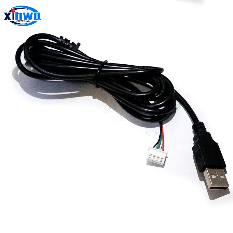 Xh 2.0 4-poliges USB-USB-Kabel für Encoder-Board-Arcade-Spiel mit Null-Verzögerung Joystick-Controller-Abschirmung Kabelbaum Hitbox PC ps3