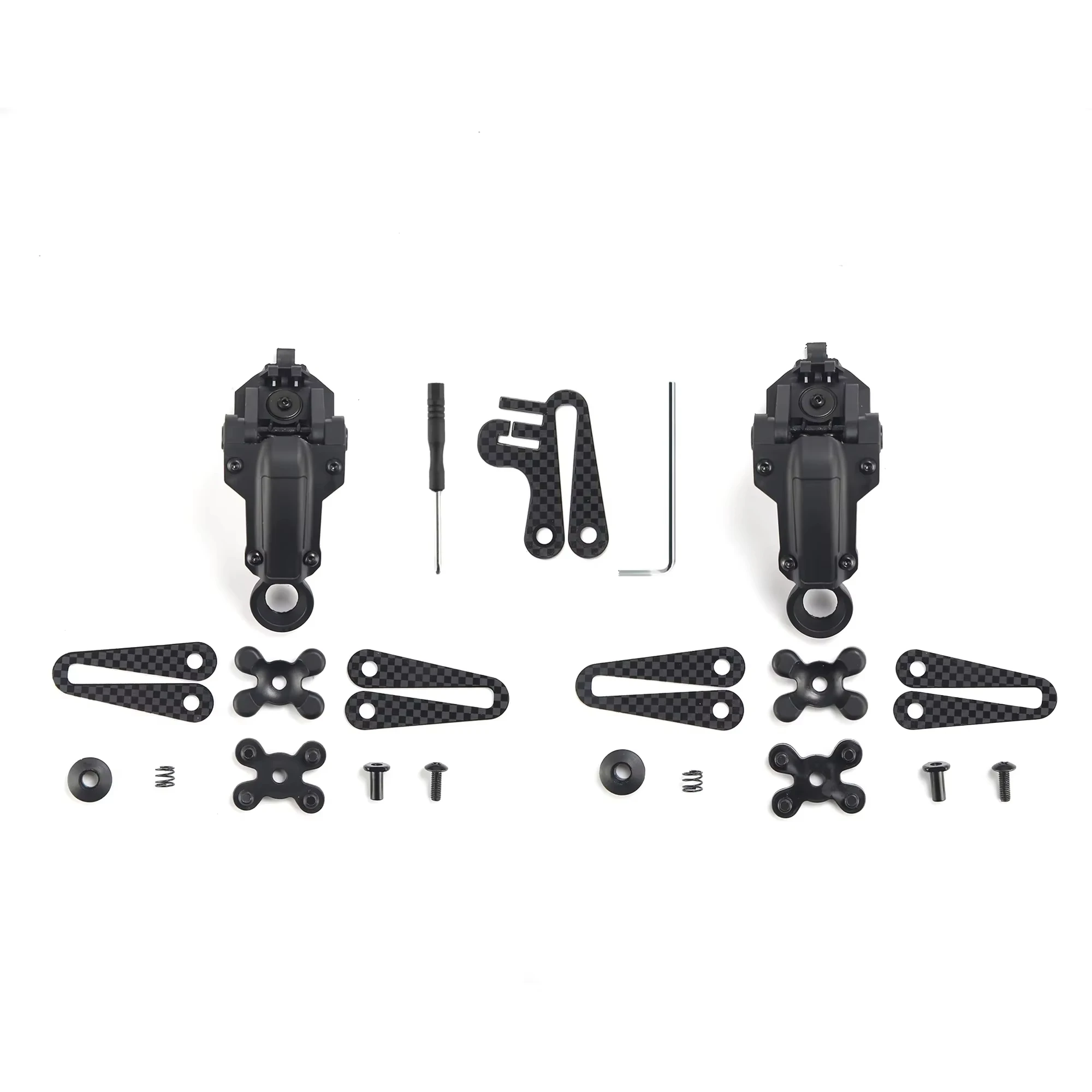 Tactical Bracket Adapter for COMTAC II III Noise Reduction Headphones for shooting Carbon Fiber Material