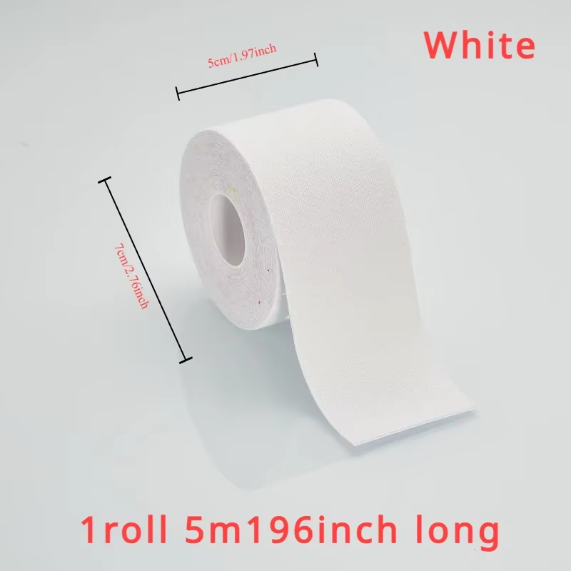 Rollo de cinta de kinesiología impermeable para deportes, vendaje atlético, Protector de recuperación muscular, fleje, alivio del dolor, tenis y gimnasio, 1 unidad