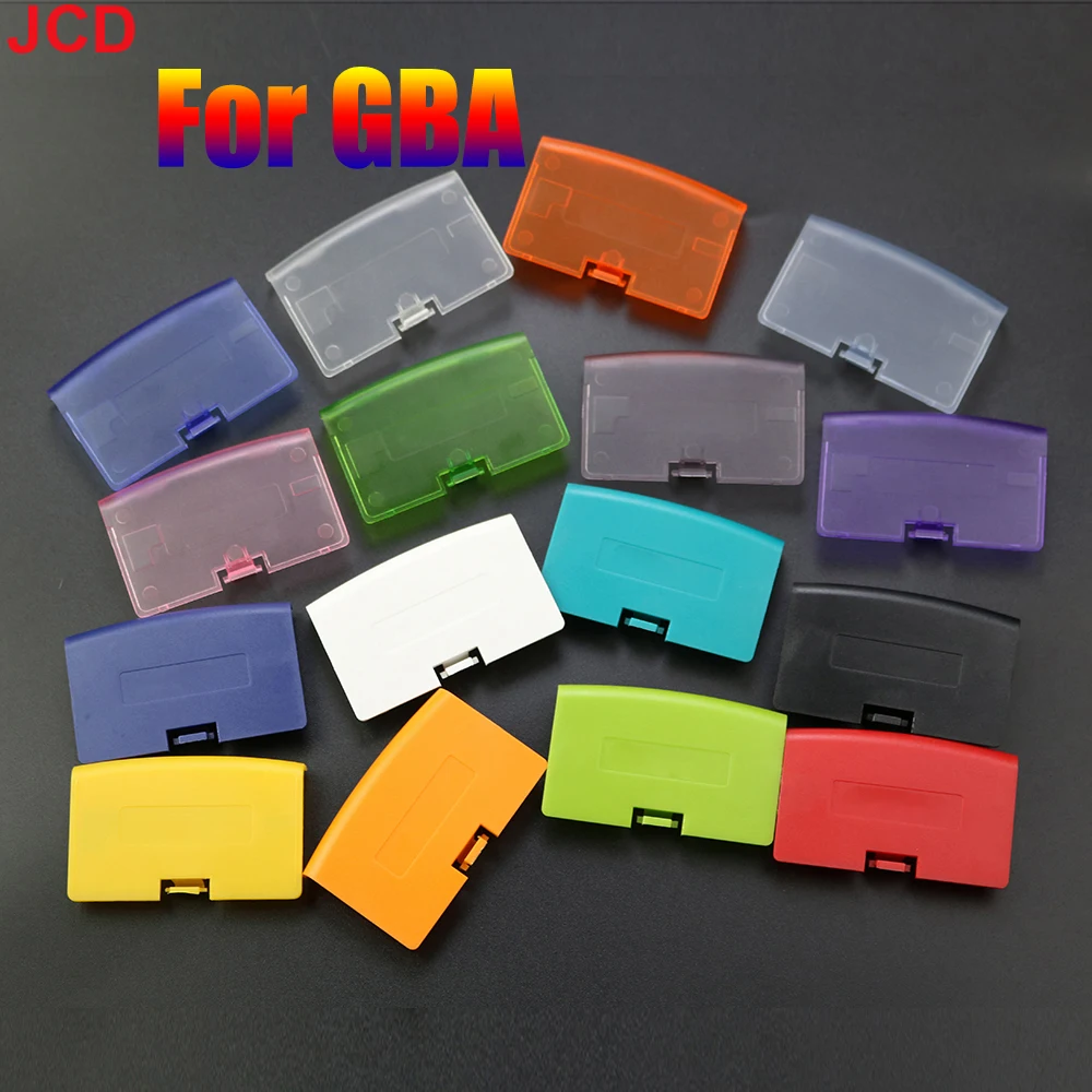JCD 1 Uds. Para cubierta de batería GBA, tapa de puerta de repuesto para puerta trasera GBA, funda para consola Gameboy GBA Advance