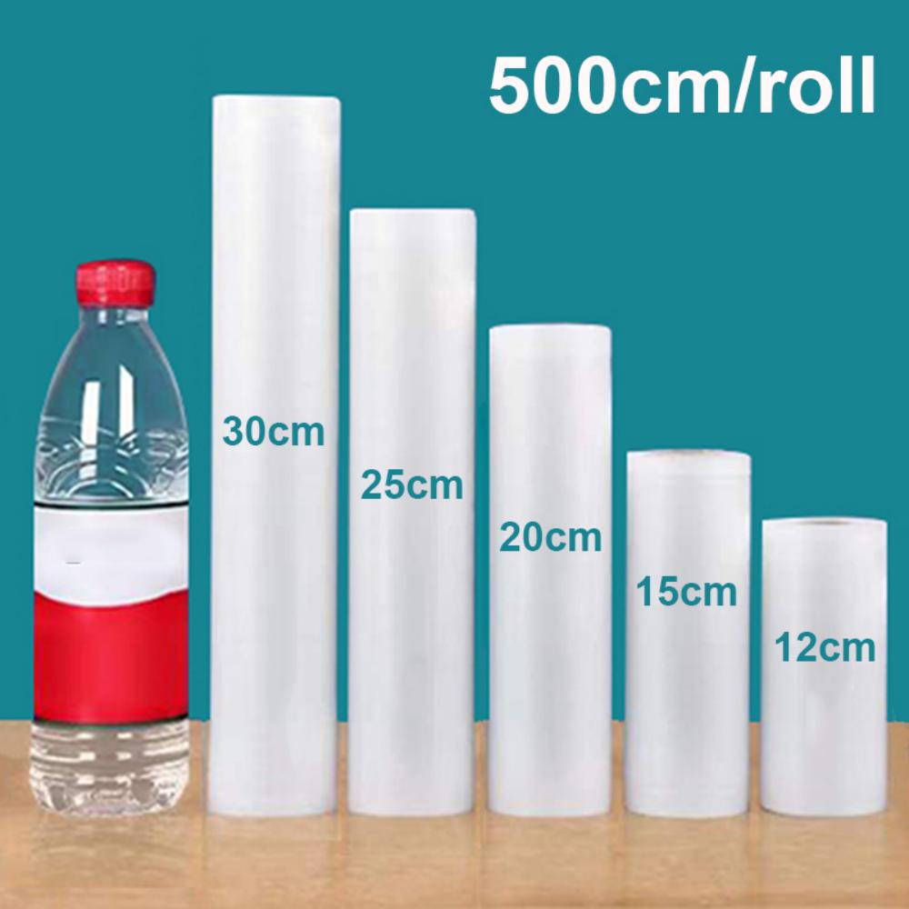 Sacchetti per imballaggio sottovuoto per alimenti per sigillatrice sottovuoto Carne Frutta Verdura Sacchetti per imballaggio sottovuoto 12/15/20/25/30 cm 500 cm/rotolo