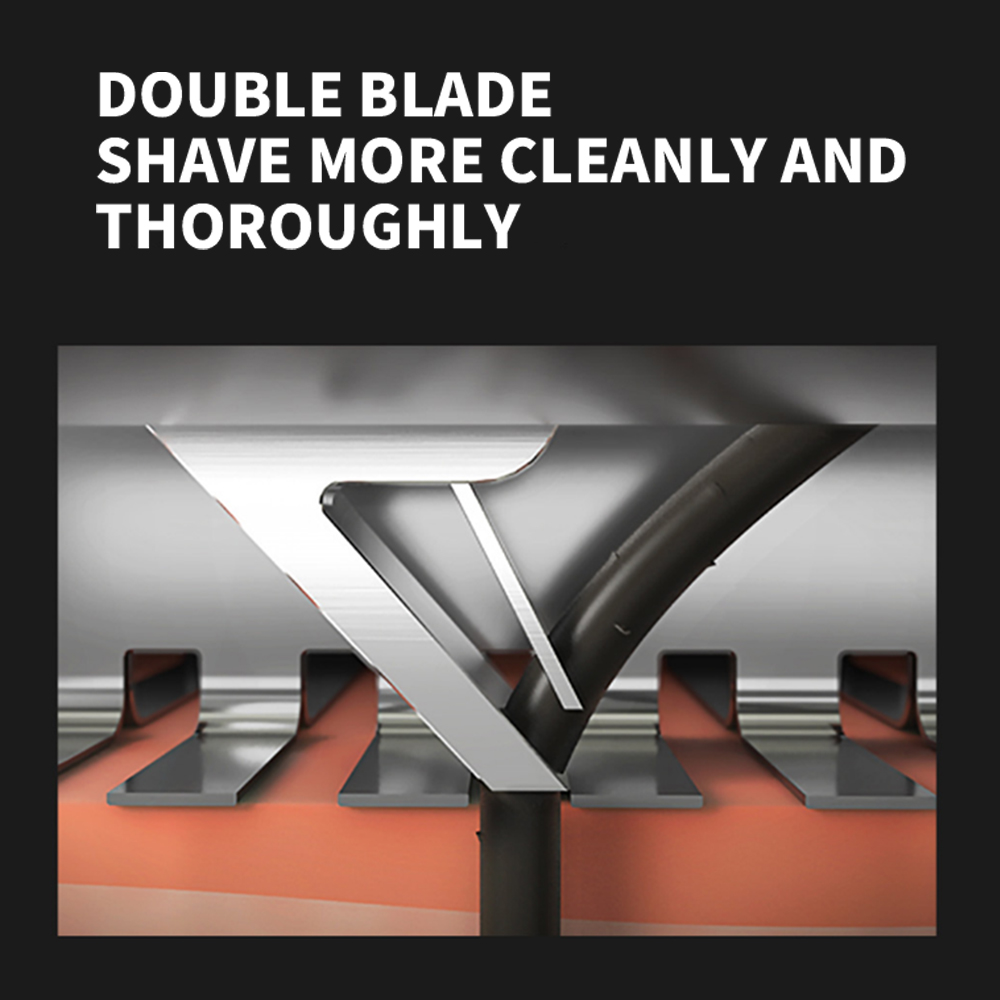 XIAOMI-MIJIA S500 Barbeador elétrico para homens, barbear seco e molhado, Triple Blade Trimmer, Beard Floating Head, Electric Razors Machine