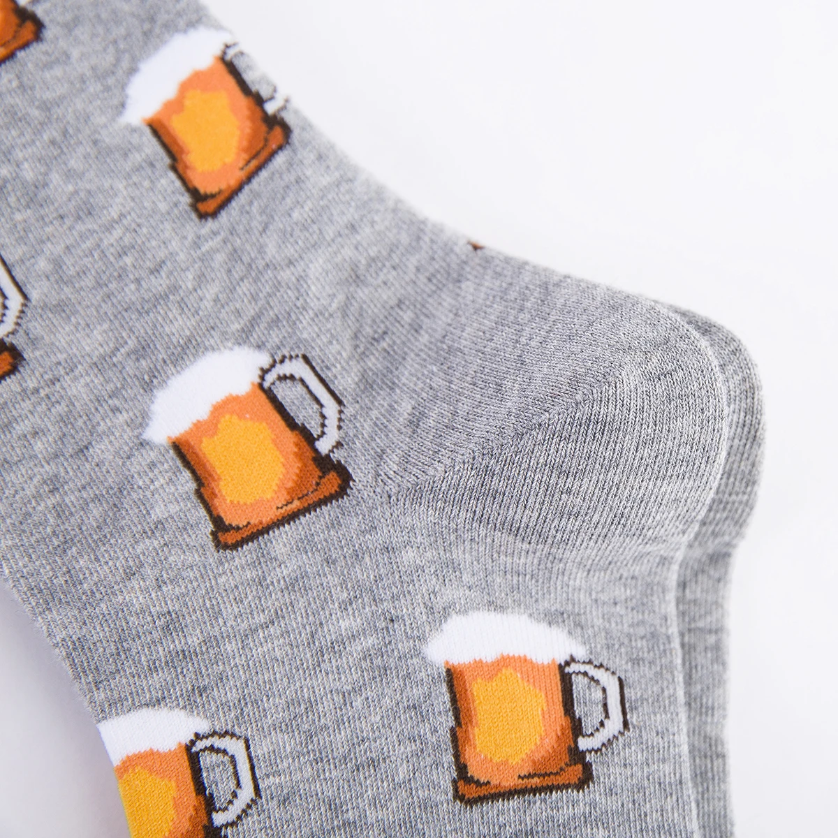 5-6 pares de nuevos calcetines de algodón peinado de alta calidad para hombres y mujeres, calcetines divertidos informales novedosos de moda feliz para monopatín para hombres