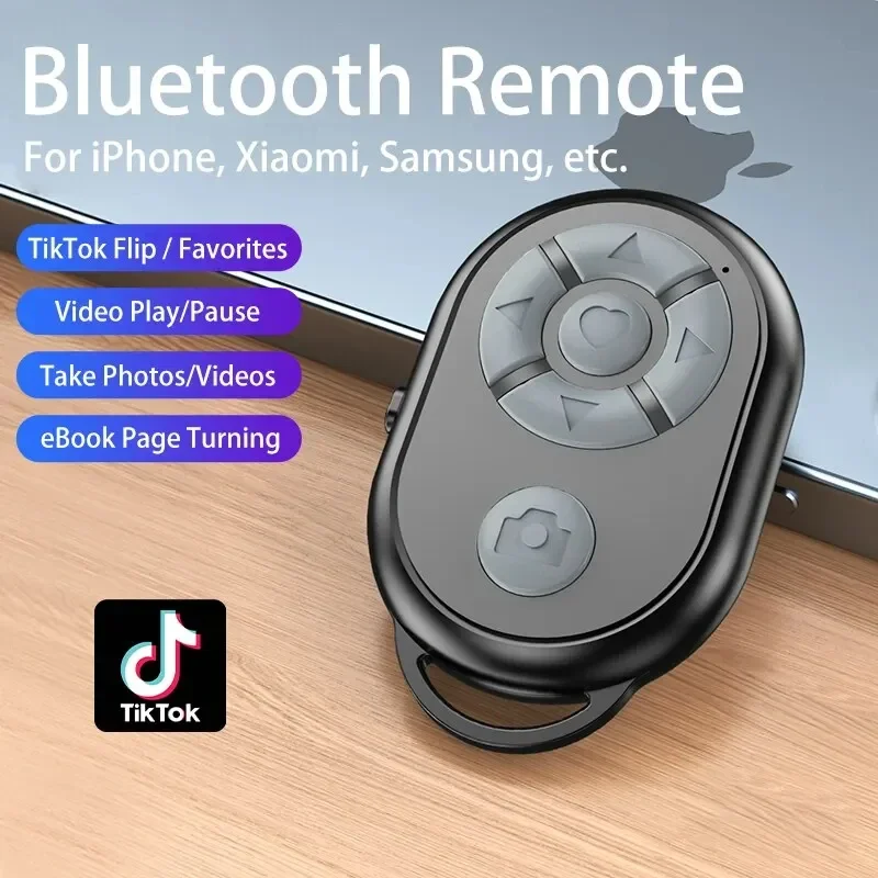 Controle remoto bluetooth para iphone xiaomi ios android telefone universal controle remoto selfie vara controlador de câmera bluetooth