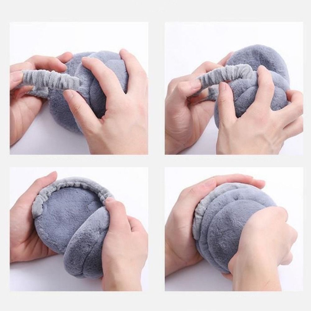 Soft Outdoor Women Men Winter Ear-Muffs Foldable Plush Earmuffs Cold Protection Earflaps Ear Warmer