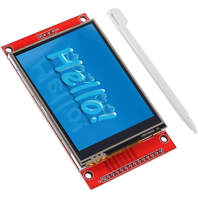 2.8" ILI9341 SPI TFT LCD Display Touch Panel 320x240 TFT LCD Touchscreen Shield 5V/3.3V Compatible with Arduino IDE