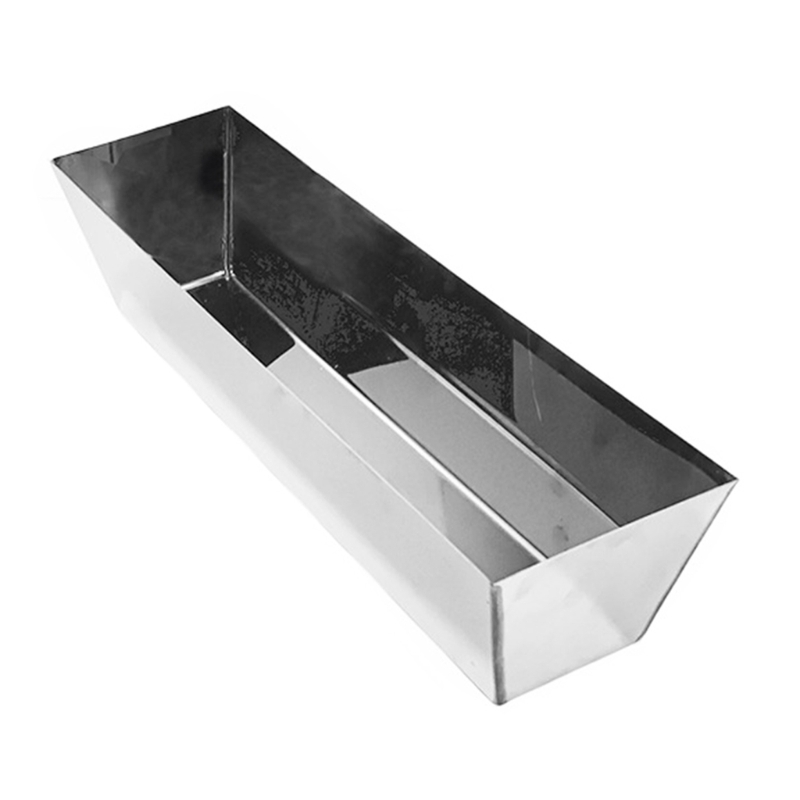 Pans Mud, 14” 16'' Stainless Steel Watertight Reinforced Mud Pans, Tapered Sides, Tool Tray Bucket