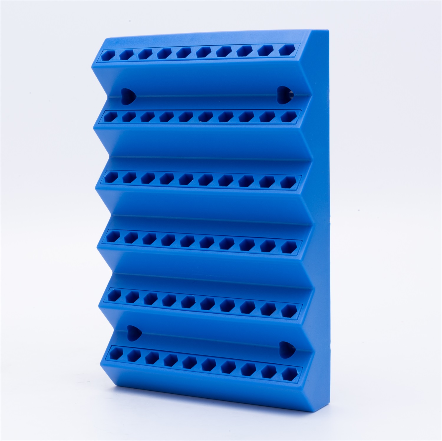70 Slot Hex Bit Holder Organizer เจาะ Bit Storage เครื่องตัดเจาะ 1/4 นิ้ว Hex ไขควง Bit Organizer