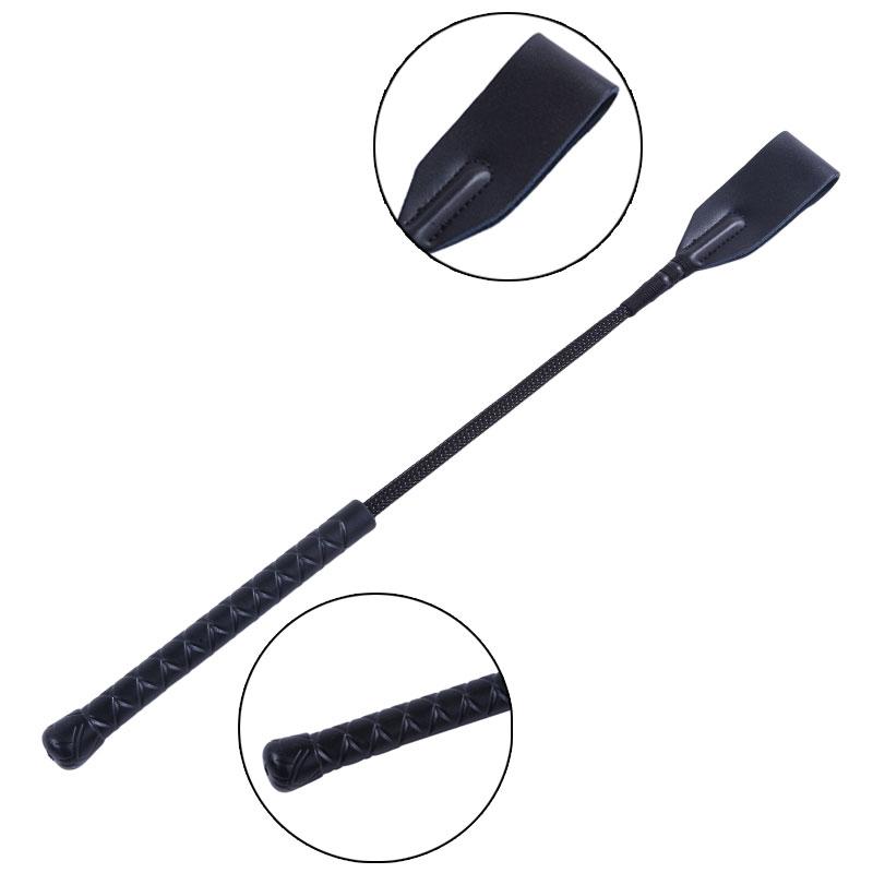 PU Leder Kurze Peitsche Reitgerte Tragbare Leichte Zeiger Pferd Peitsche Bühne Leistung Requisiten Lash Supplies