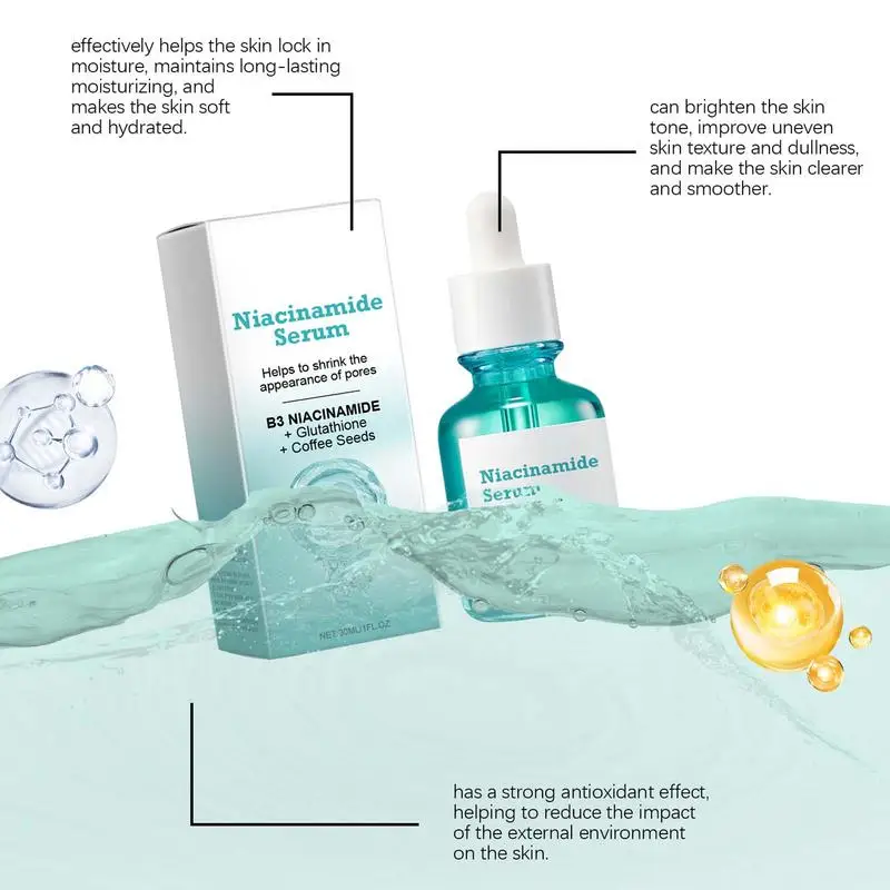 B3 Niacinamide Serum Tightening Pore Minimizing Face Brightening Essence Rejuvenation Essence Dark Spots Correcting Essence