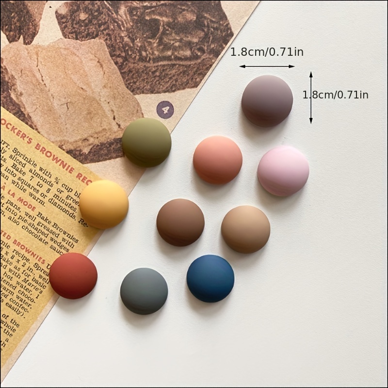 10pcs Mini Refrigerator Magnets with Colorful Candy Photo Wall Household Refrigerator Magnets Decorative Magnetic Stickers Home