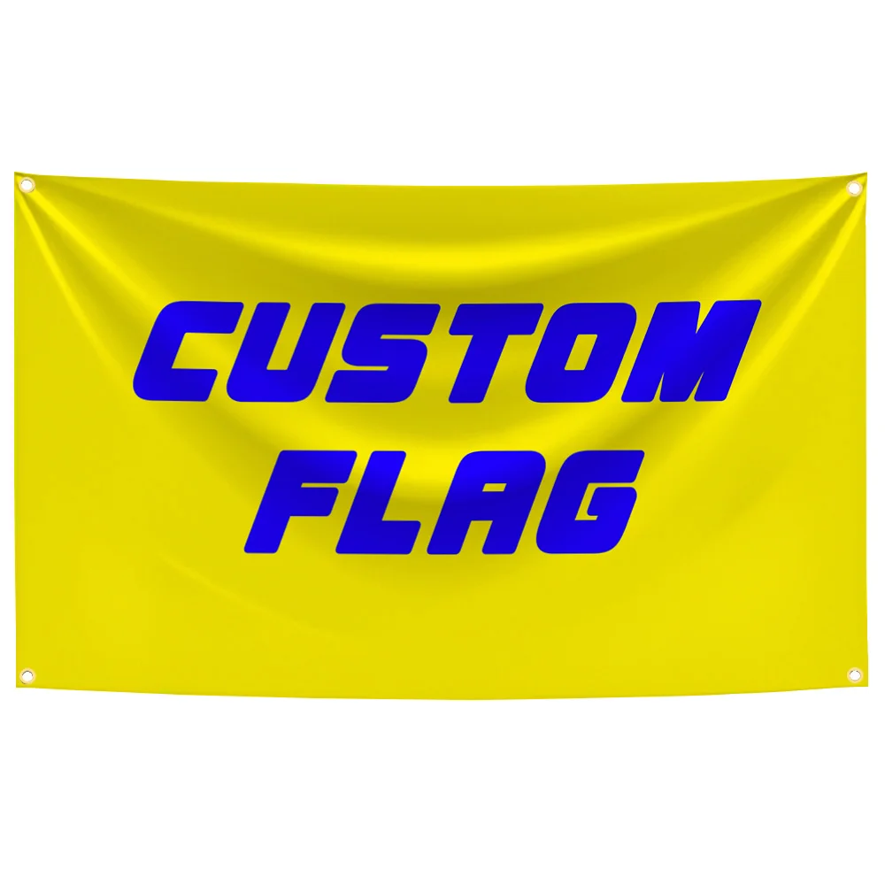 90x150cm Professional Custom Car Motorcycle FC Logo Flag Customized Polyester Printed Banner Home or Outdoor For Decoration