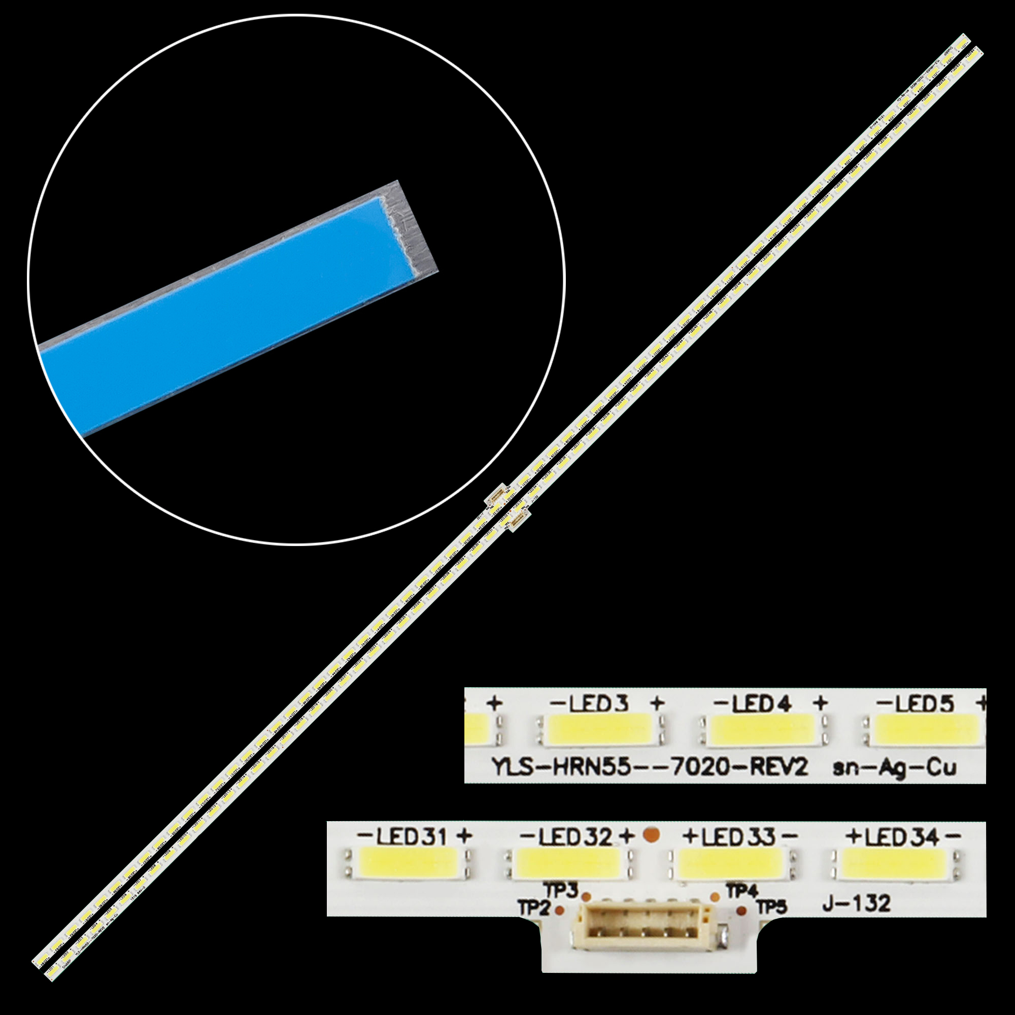 Светодиодная лента заднего света для KD-55XD8505 KD-55X8508C KD-55X8505C 55X8507C 55X8500C XBR-55X850C 75.P3C08G001 YLS_HAN55_7020 HRN55