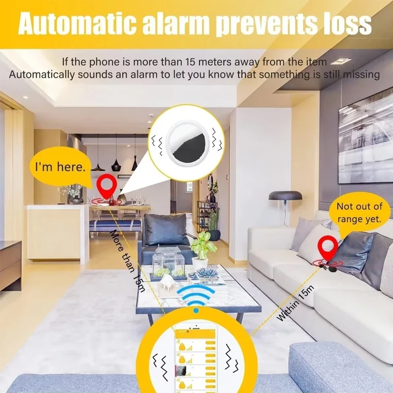 Xiaomi Smart Finder Mini Portable Locator Bluetooth 4.0 Tag Tracker Anti Loss Location Children Wallet Locator Device Locator