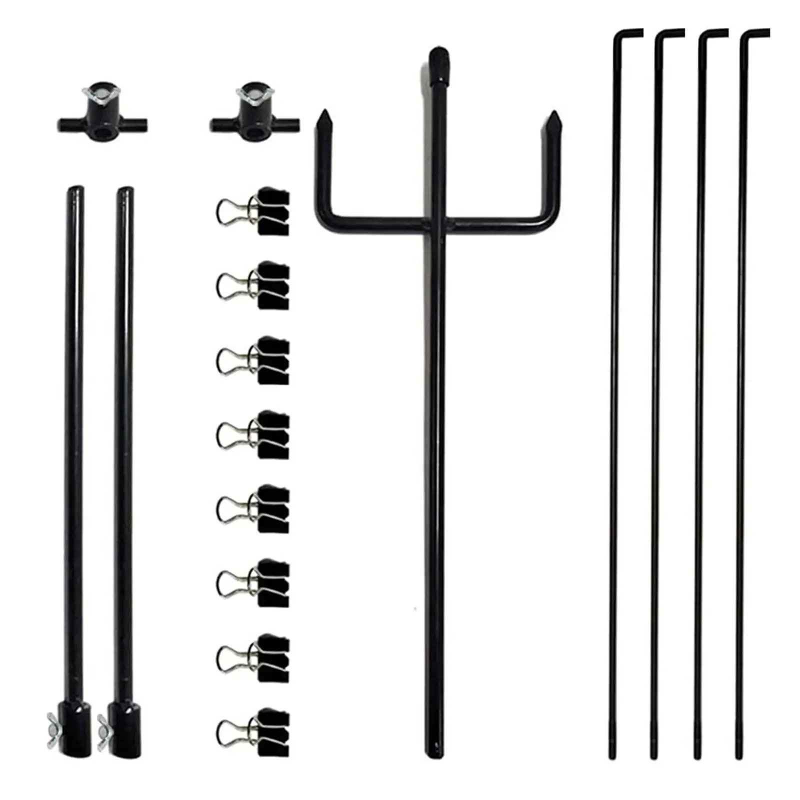 Soporte de objetivo ajustable para tiro con arco, estante de acero duradero con 8 Clips, acceso deportivo