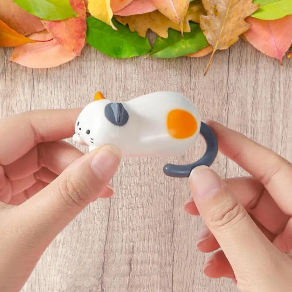 Hight Quality Cute Rolling Cat Toy Stress Relief Plastics Clockwork Kitten Movable Toy Fidget Movable Toy Ornaments Home