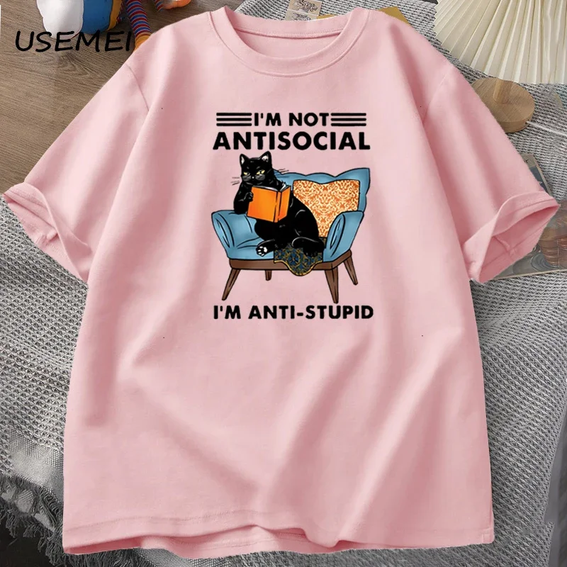 男性と女性のための綿のTシャツ,記念日のためのファッショナブルな半袖Tシャツ,原宿スタイル