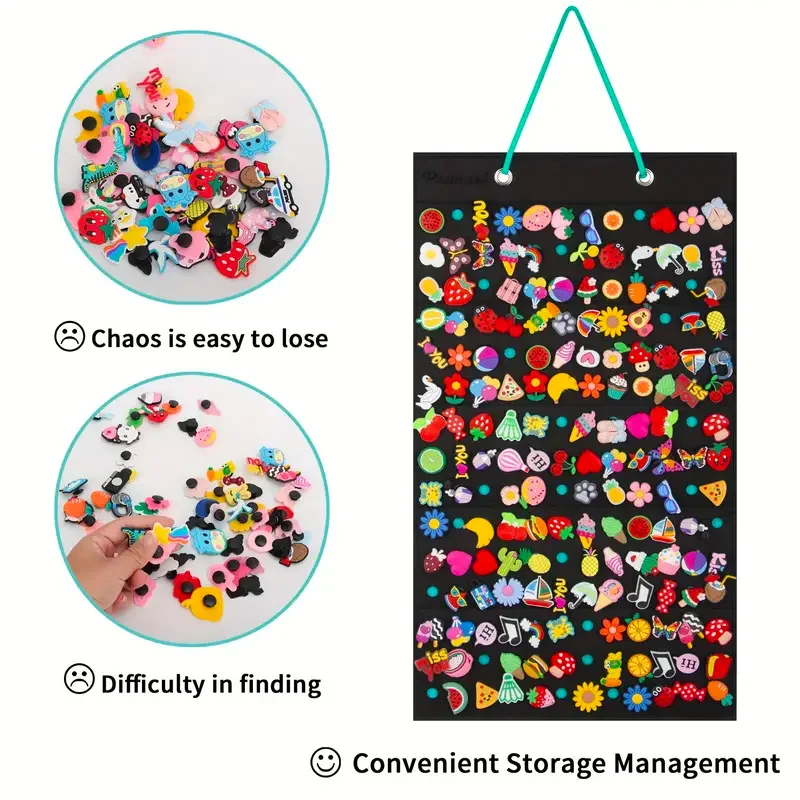 รองเท้า Charms Organizer 100/180 หลุมแขวนผู้ถือ Charm รองเท้า, ตกแต่งรองเท้า Clog Charms จอแสดงผล